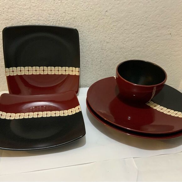 5 pieces Pfaltzgraff Eastside Collection diner  11” salad 9" plates & 24… - Picture 9 of 11